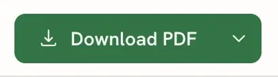 Green Download PDF button with a separate arrow segment on its right